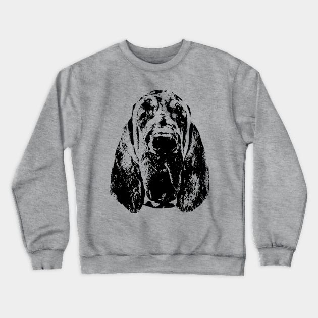 Bloodhound Crewneck Sweatshirt by Nartissima